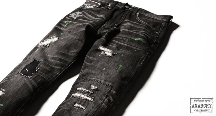 ANARCHY  BROKEN DENIM 